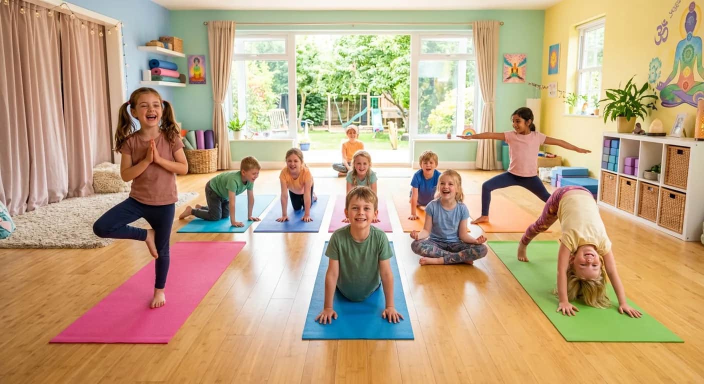 Unser helles und einladendes Kinderyoga-Studio in Stuttgart